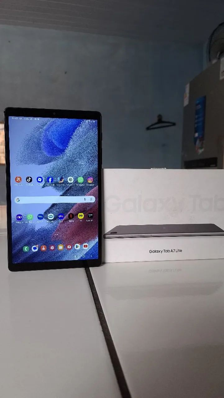 Tablet Tab A7 Lite Samsung 8.7 polegadas 32Gbs Chip 4G faz ligacao (Act cartao ) - Foto 3
