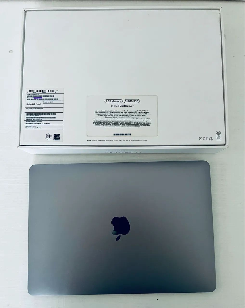 MacBook Air M1 - 512 gb de armazenamento - Apenas 13 de bateria