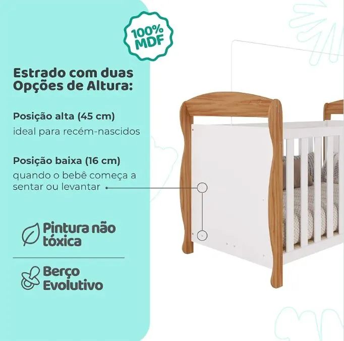 APENAS VENDA: Berço-cama-mini-sofá infantil - Foto 3