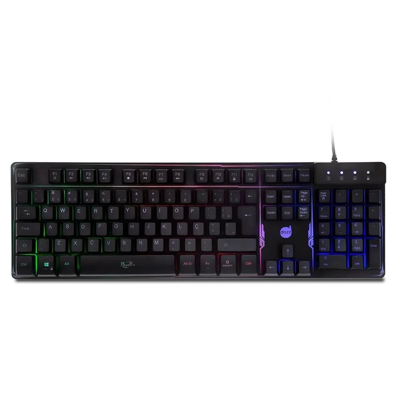 Teclado Gamer Dazz Rapid Fire Revolution...
