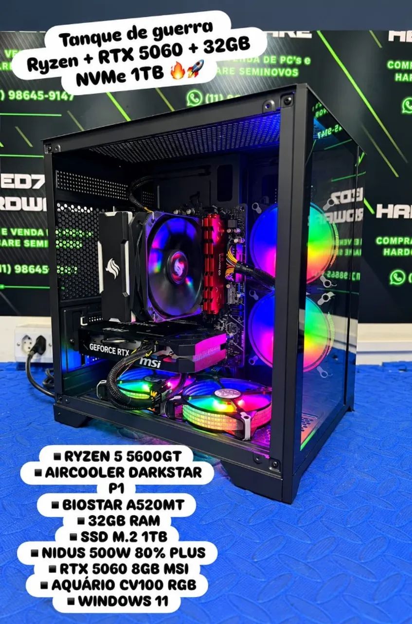 PC GAMER COMPLETO RTX 5060 - Foto 3