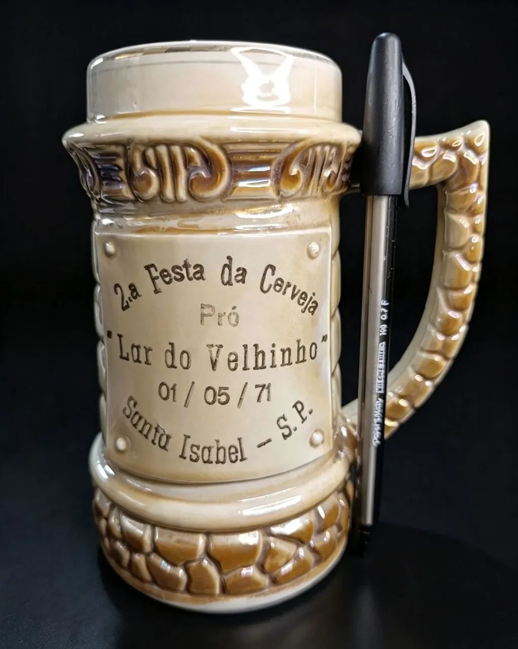 Antiga Caneca de chopp Monte Sião. 