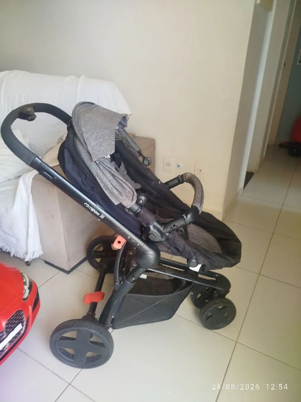 Carrinho de bebê e Moisés Novíssimo  - Foto 3