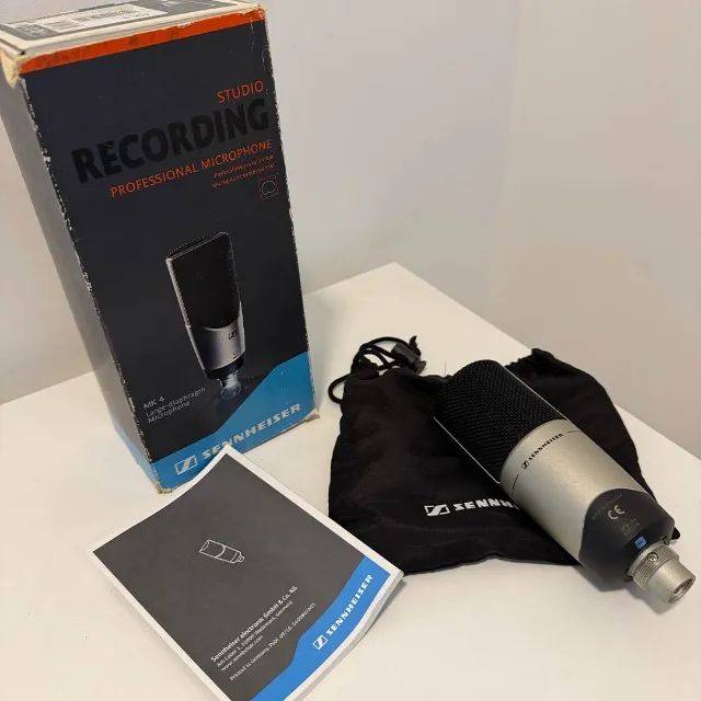 Microfone Condensador Sennheiser MK4 - C/ Defeito (Trocar Cápsula) - Foto 4