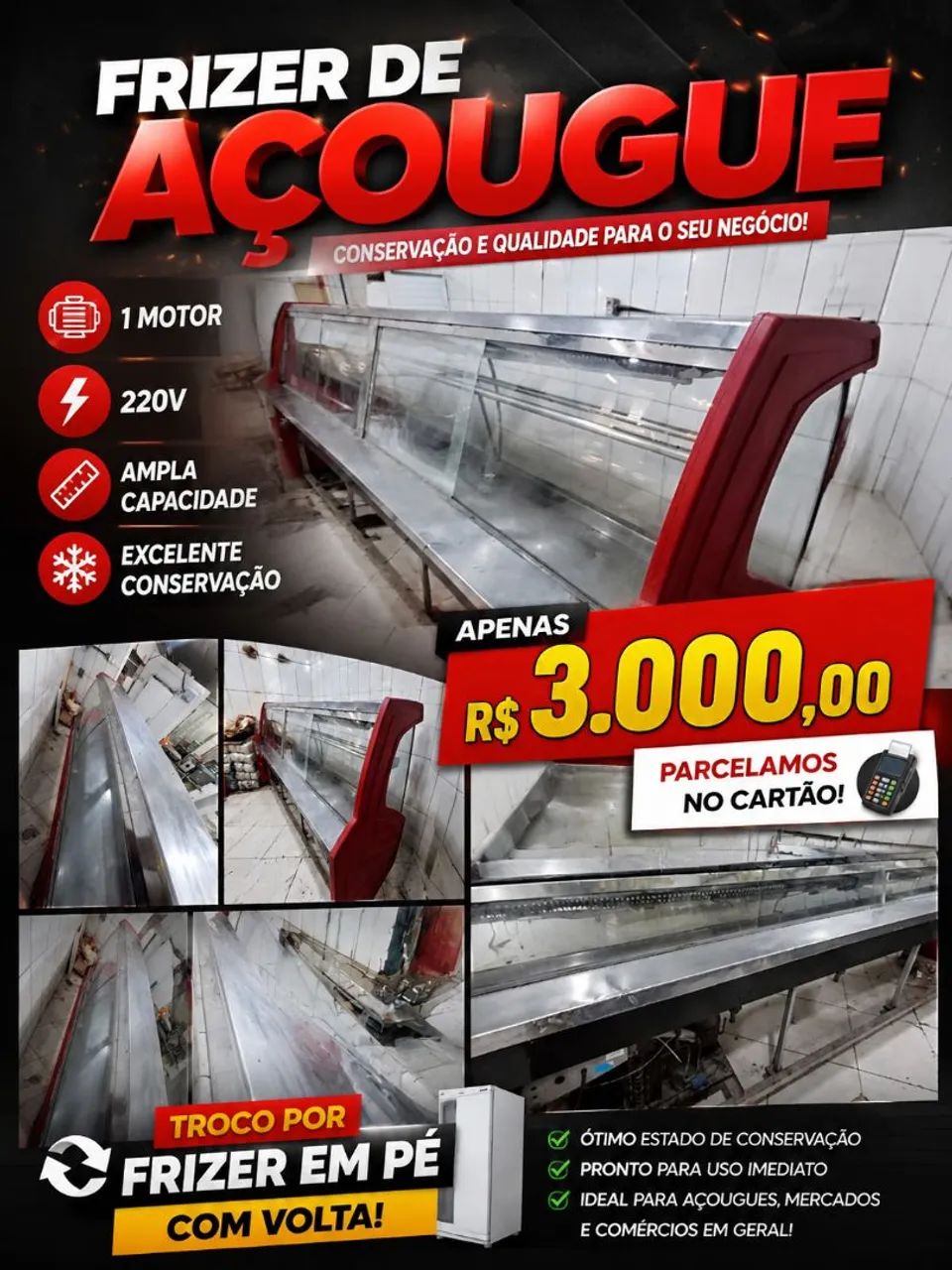 Frizer de açougue 