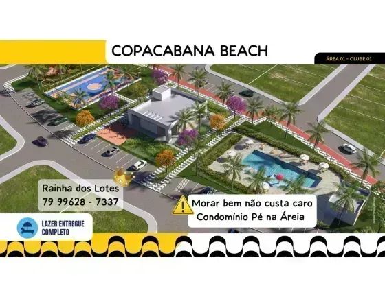 Lote Proximo ao clube/quadras -  REPASSE COPACABANA  - RAINHA DOS LOTES.