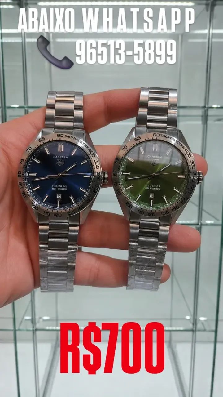 Relógio TAG HEUER CARRERA MOSTRADOR VERDE AUTOMÁTICO  - Foto 3