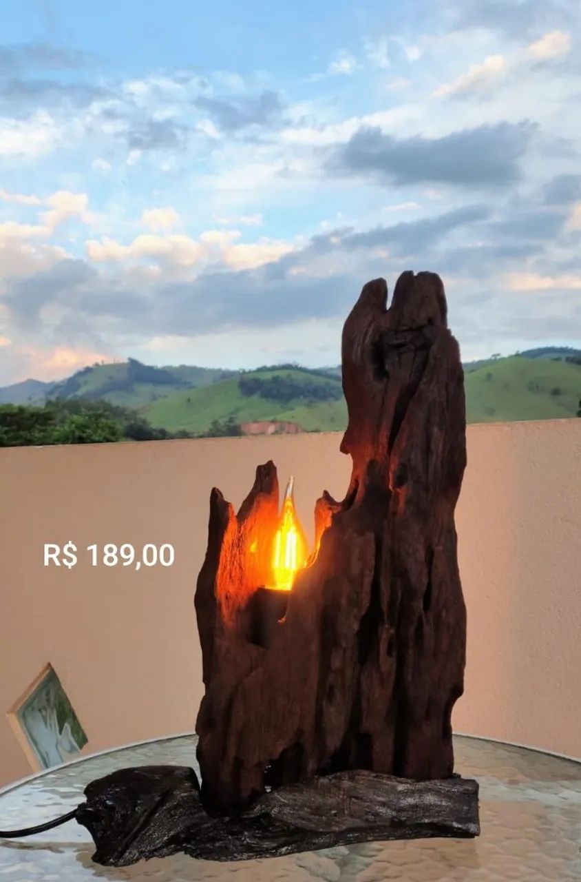 Luminárias em madeira  - Foto 2