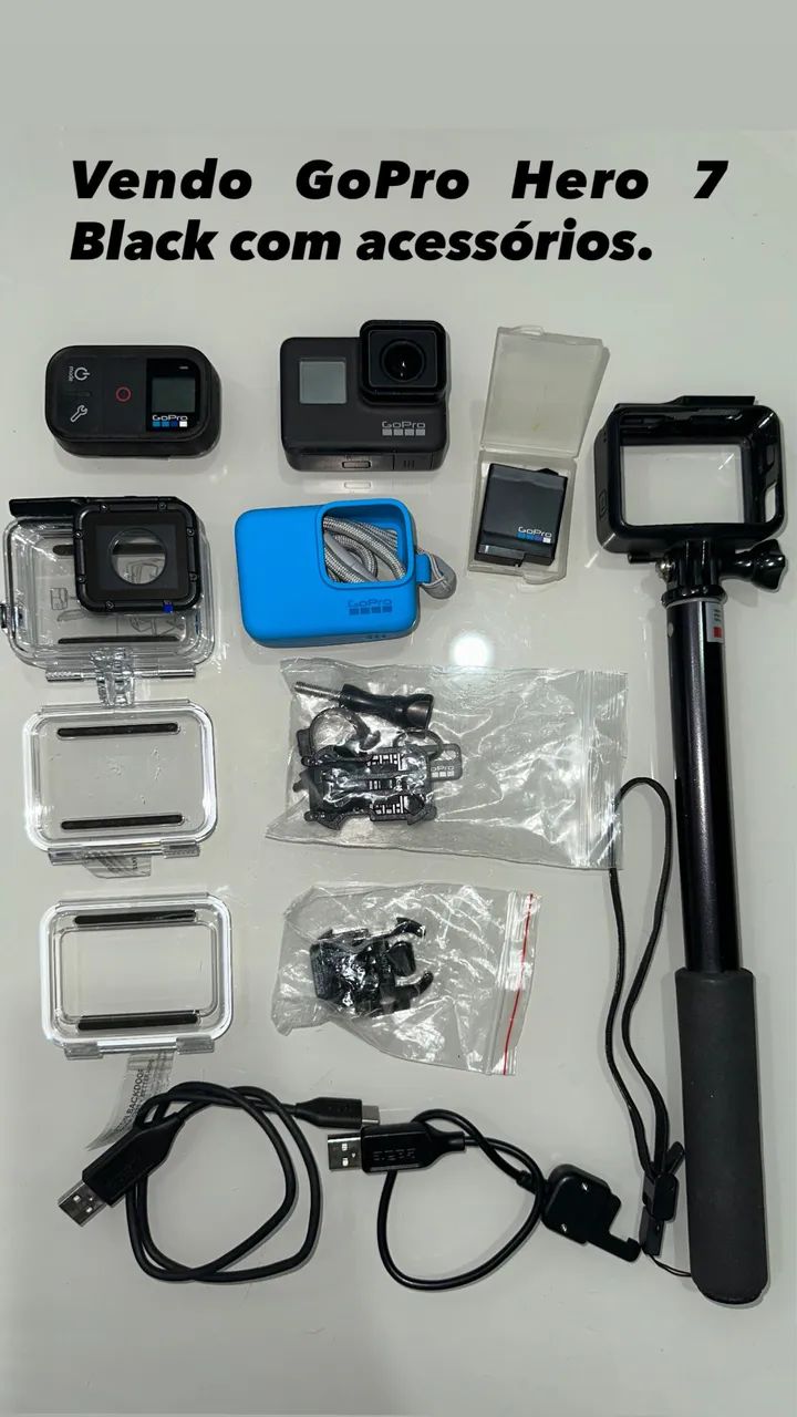 Câmera GoPro Hero 7 Black com Acessórios  - Foto 3