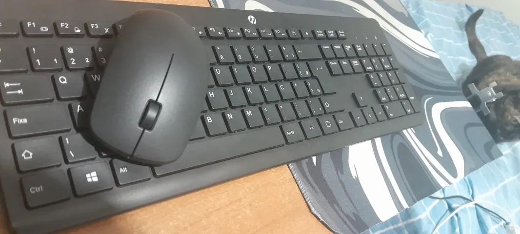 Teclado e mouse da HP sem fio