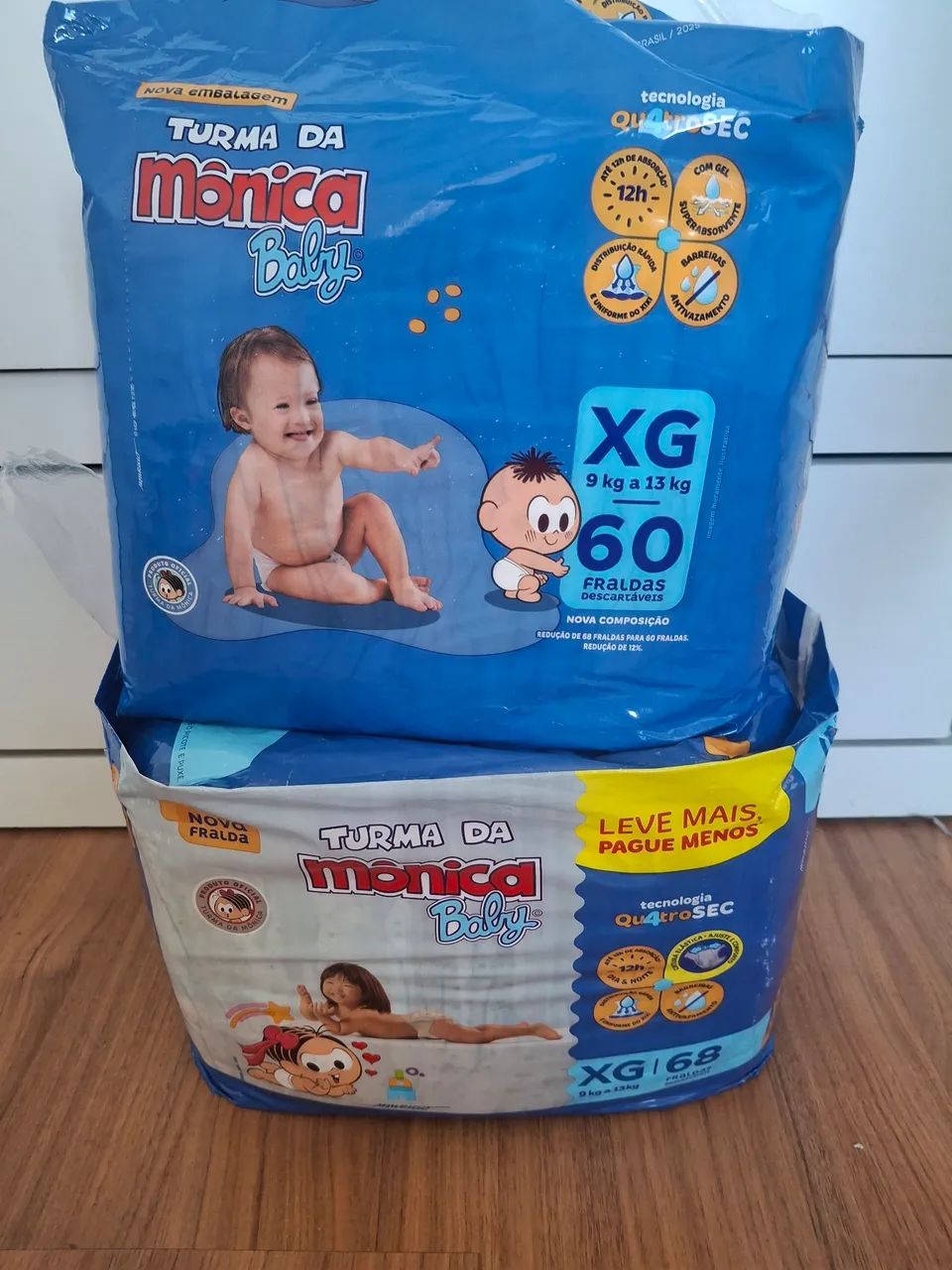 Fralda Turma da Mônica XG 