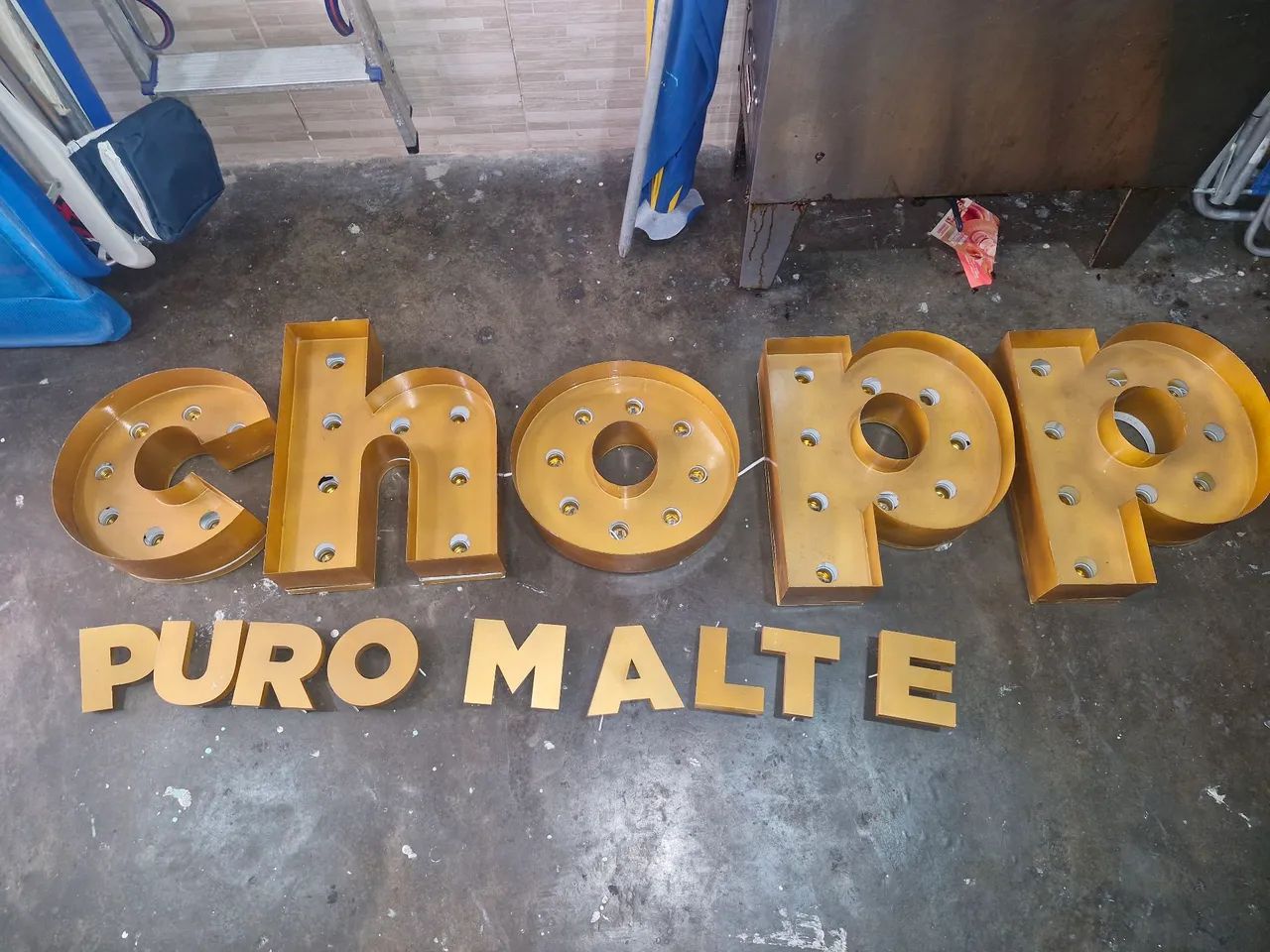 Letreiro luminoso CHOPP PURO MALTE - Foto 4