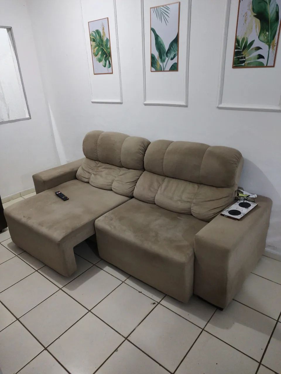 Vendo sofá retrátil reclinável 65573787417601123