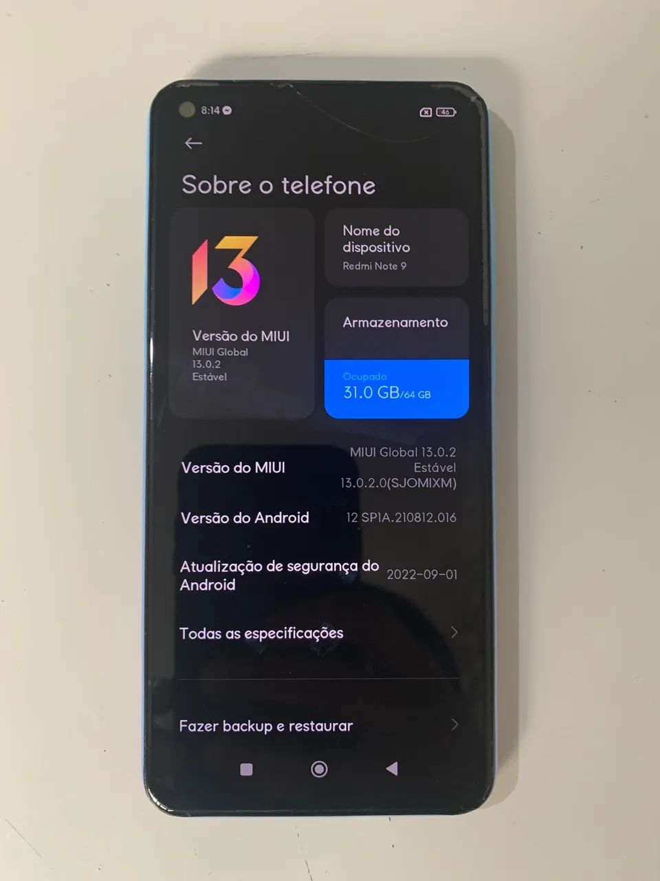 Smartphone Redmi Note 9 - Foto 5