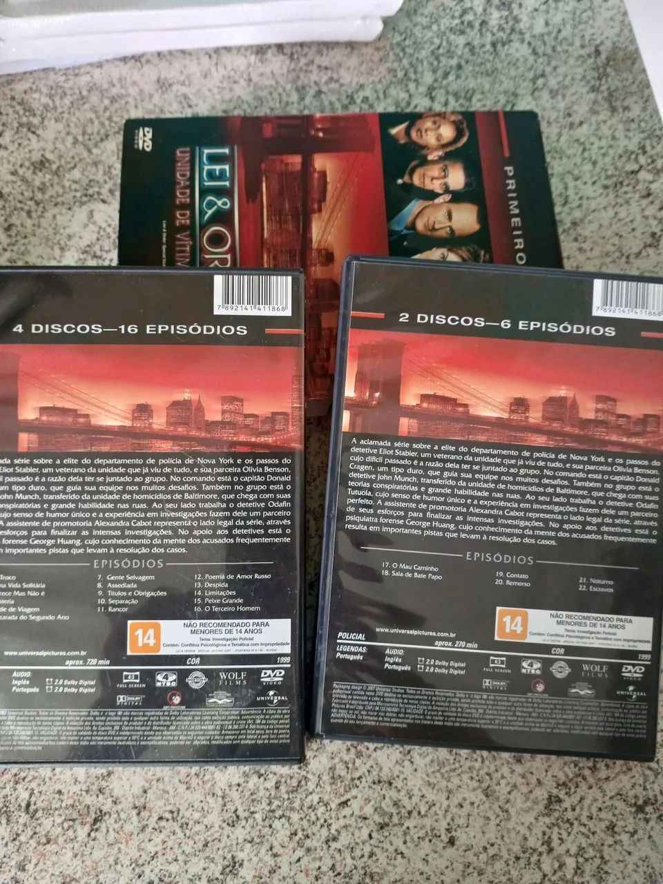 Box DVD original 
