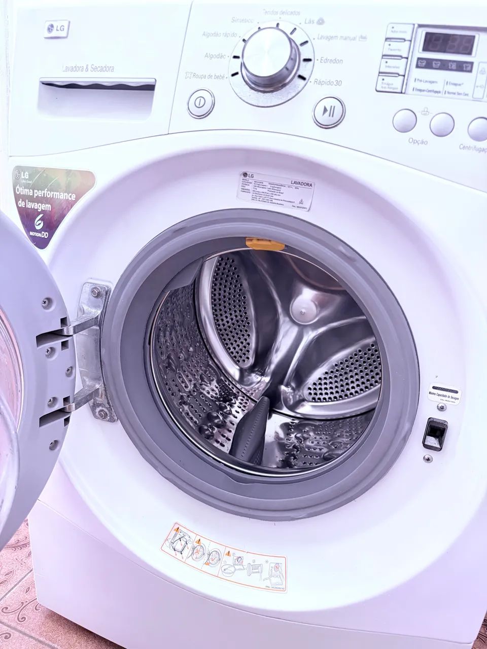 Lava e Seca LG 10kg Funcionando Perfeitamente 127v - Foto 5