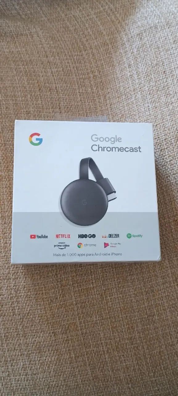 Google Chromecast 3 Geração Full Hd - Dispositivos de Streaming