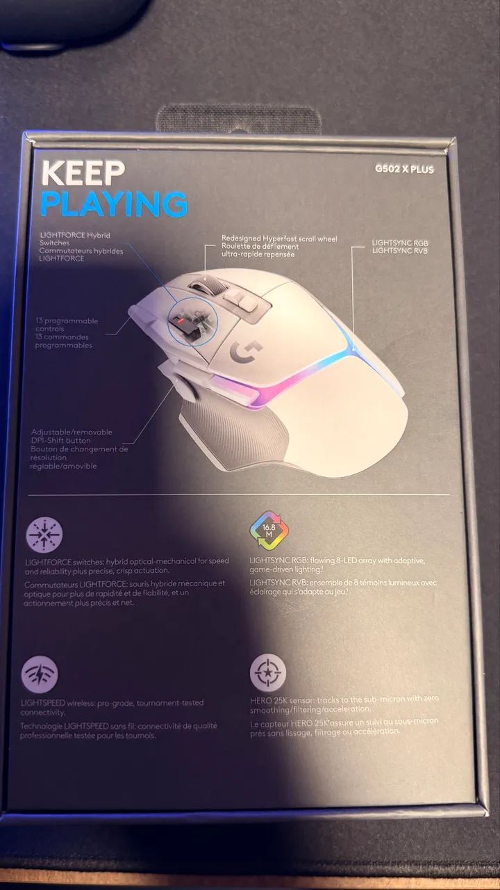 Mouse G502 X Plus Lightspeed  - Foto 2