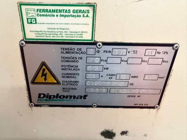 Torno Nardini Nodus ND-325 - Industrial - Máquinas para produção