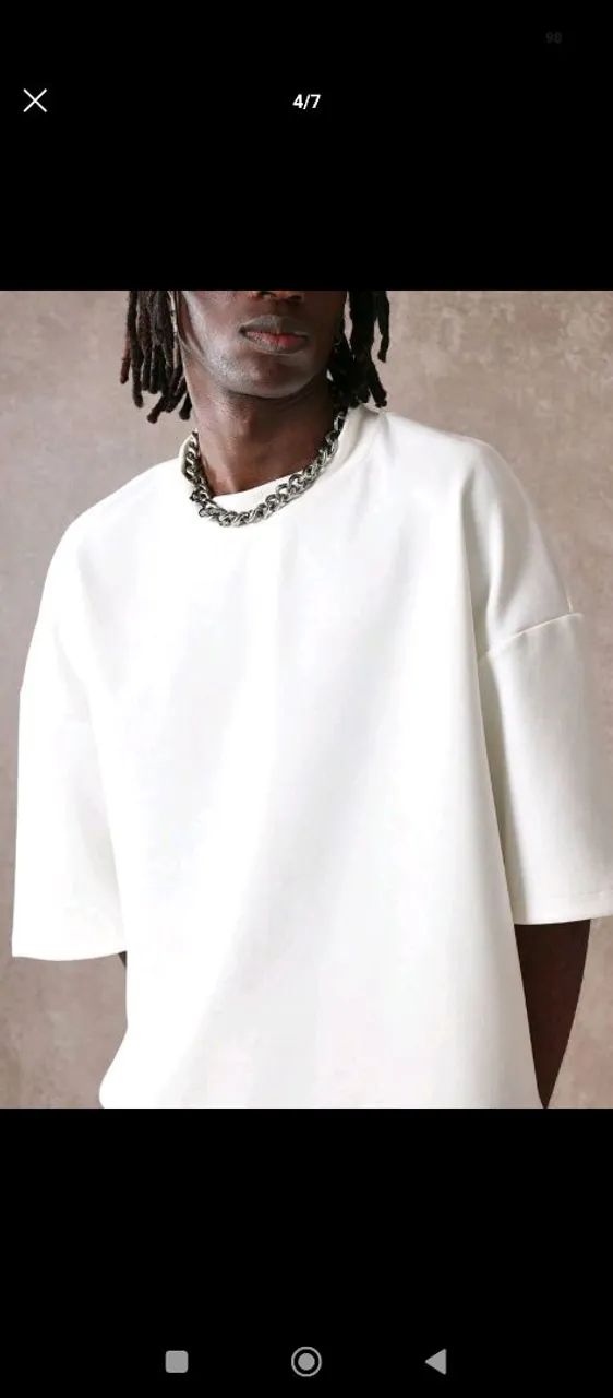 2 Camisetas Oversize Tamanho G - Foto 4
