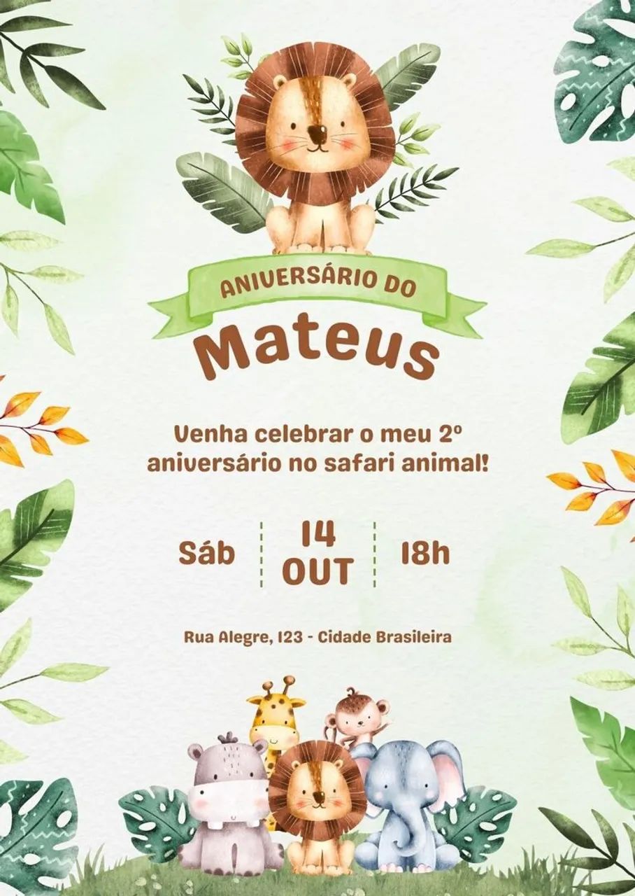 Convites de Aniversário Personalizados<br> - Foto 3