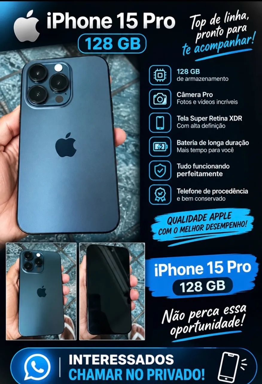 iPhone 15 pro 128 GB 