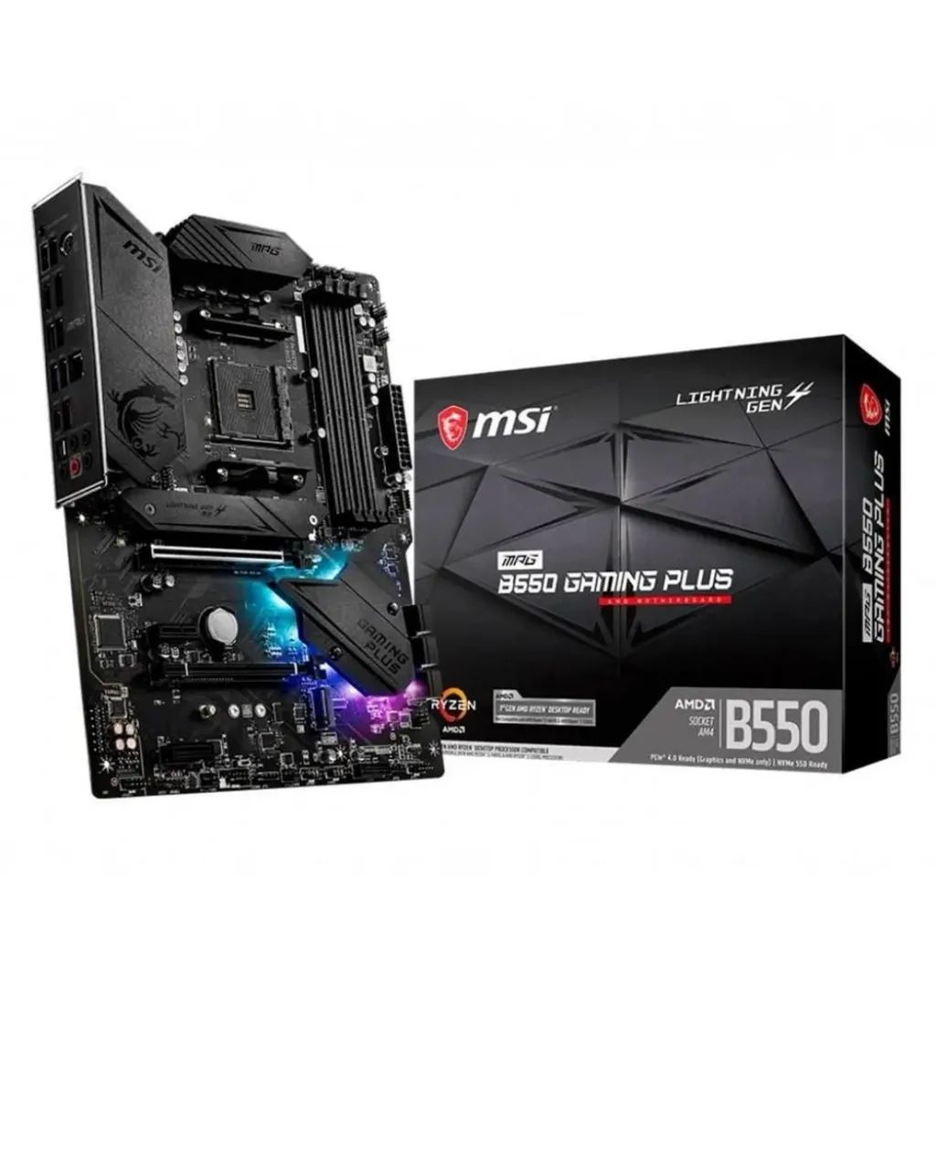 MSI B550 GAMING PLUS 中古 placa mãe msi b550 gaming plus - Periféricos e Acessórios de