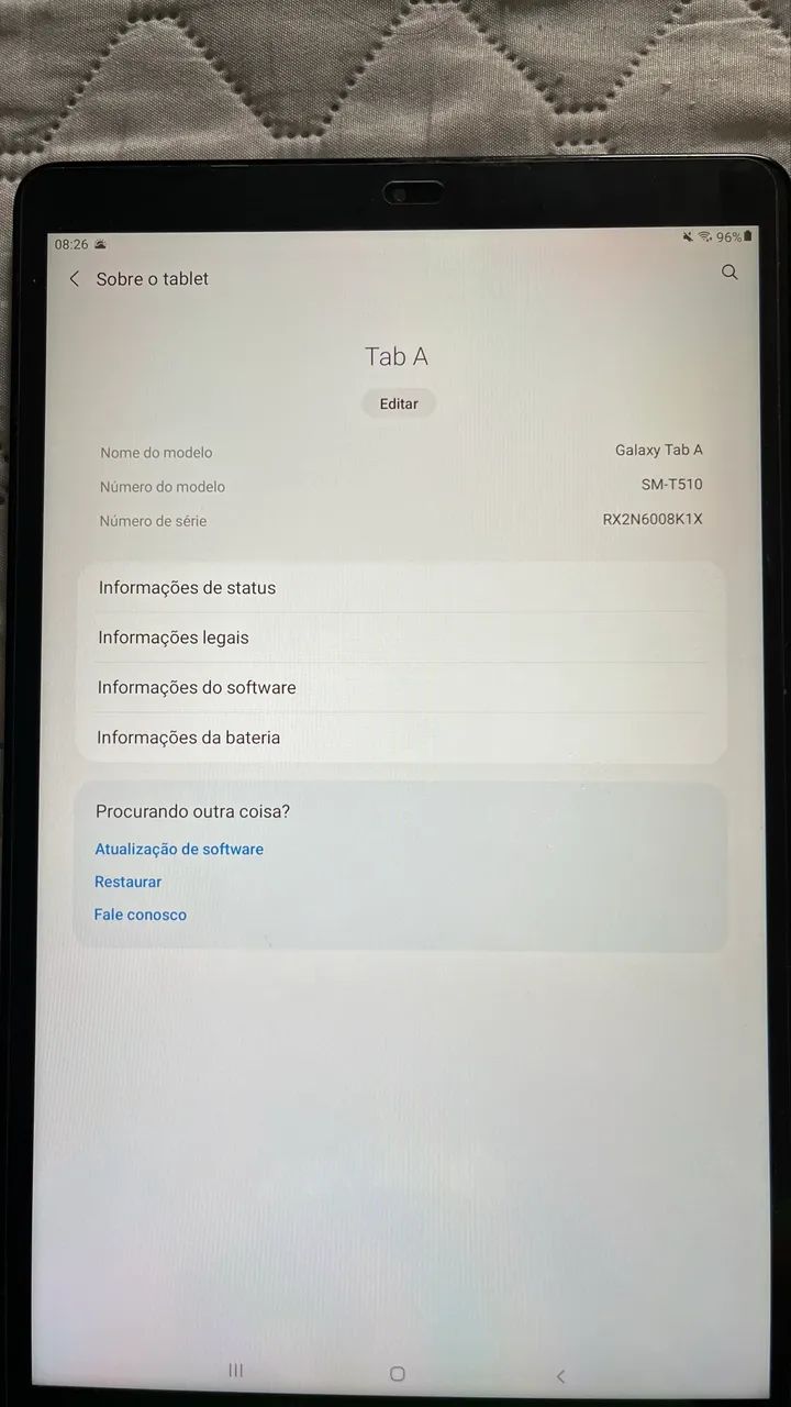Tablet Samsung 10.1 polegadas com capa survivor - Foto 3