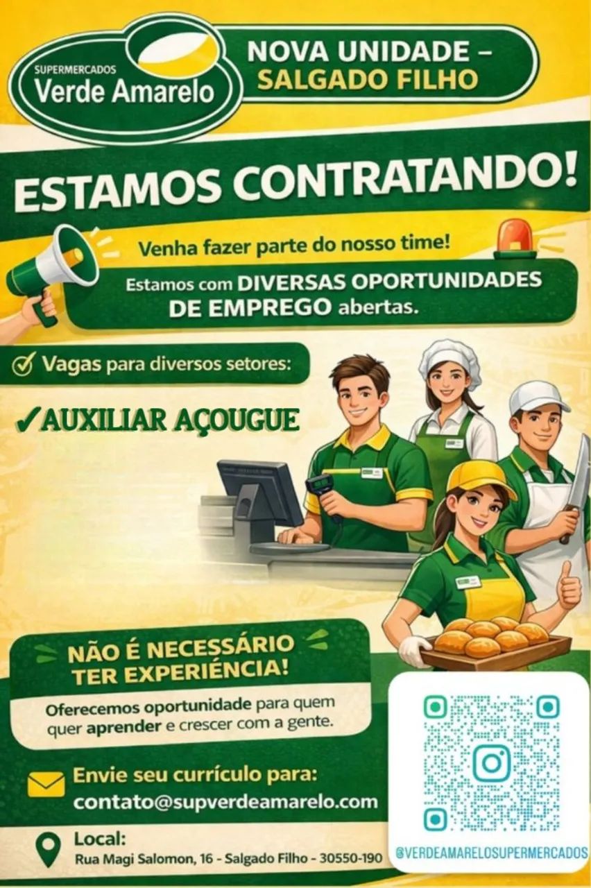 Vaga de emprego!