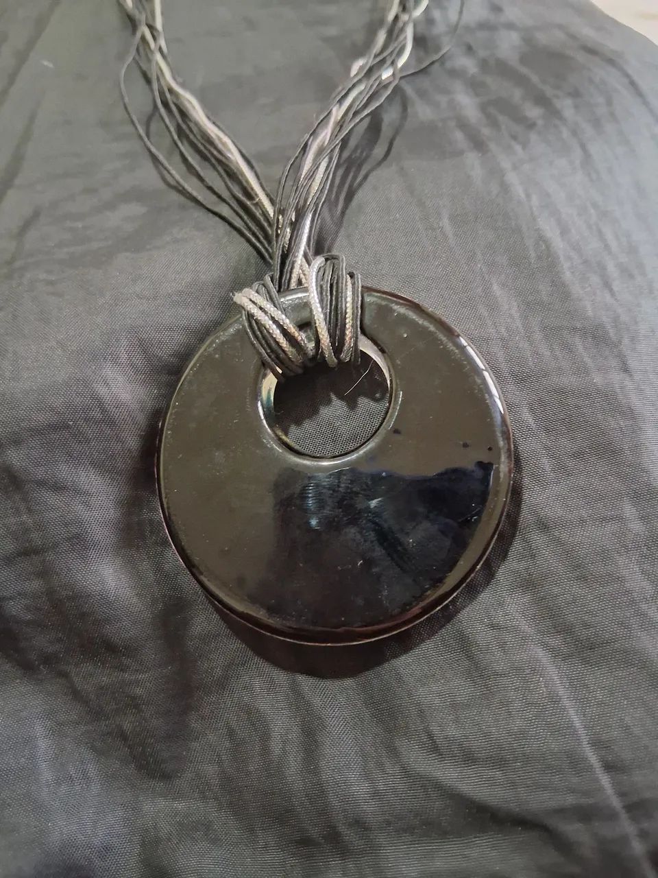 Vendo lindo colar antigo com pingente de murano italiano  - Foto 3