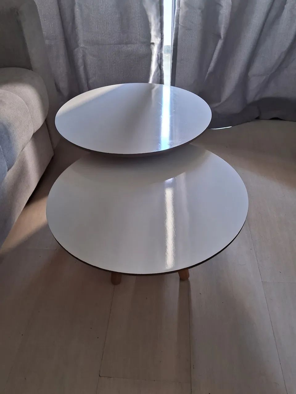 Conjunto Mesa de centro/lateral - Foto 3