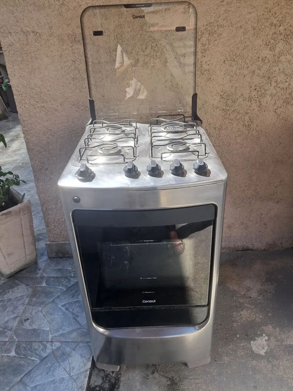 Fogão Consul Inox 