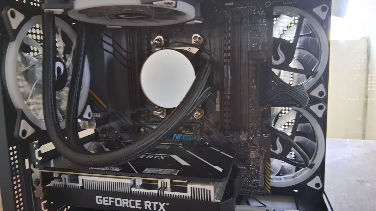 Placa-Mãe ASUS TUF Gaming A520M-PLUS WiFi - NOVA/POUCO USADA - Foto 4