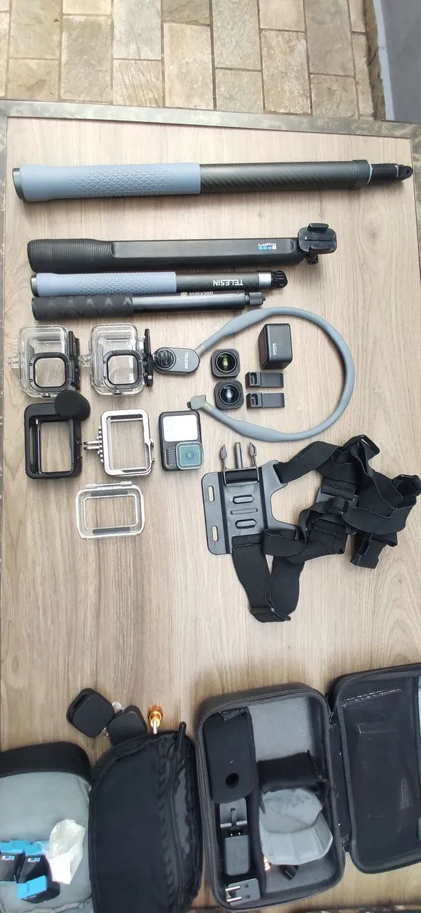 Gopro hero 13 black e diversos acessórios