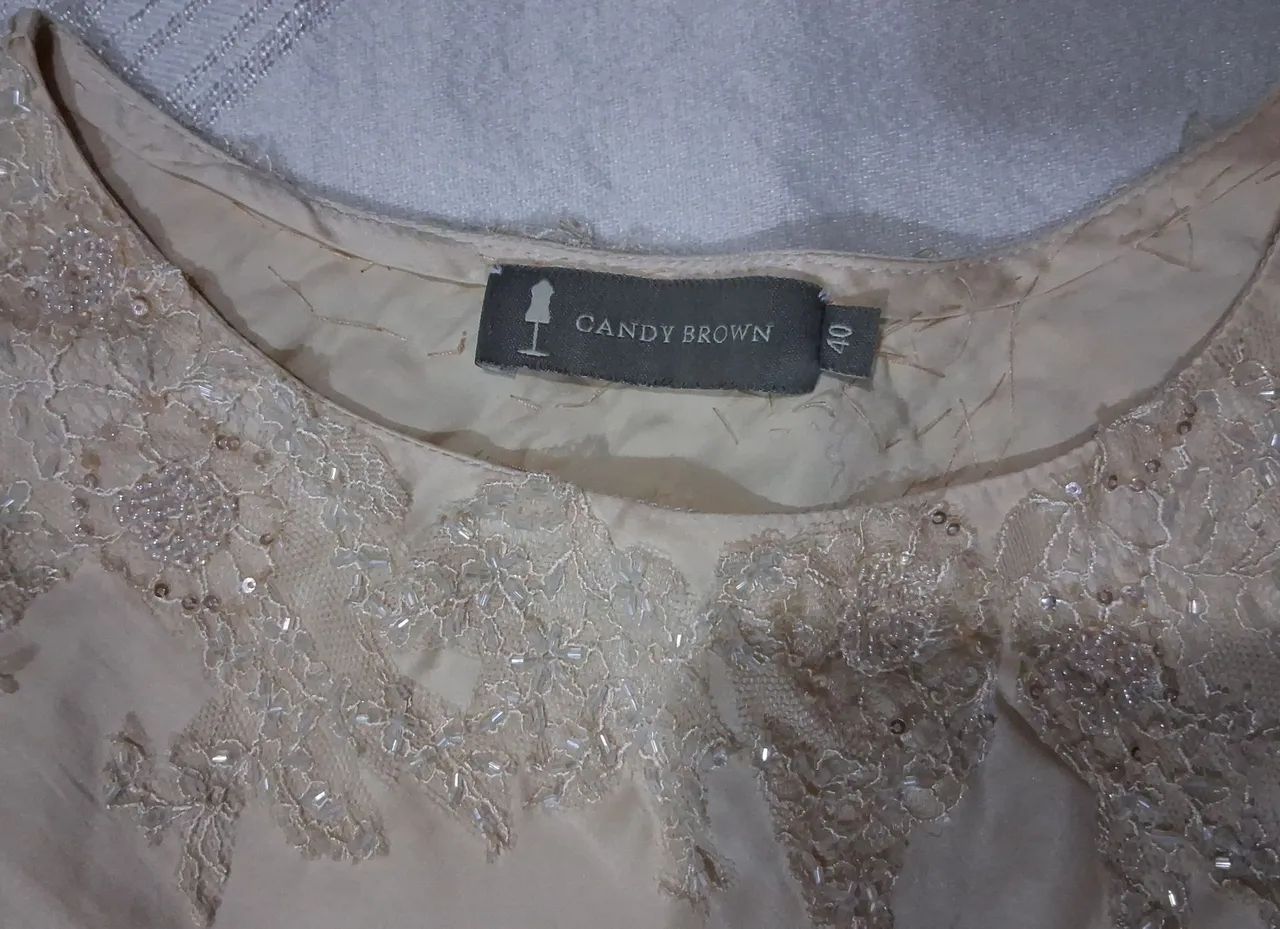 blusa candy brown seda salmão 40 - Foto 2