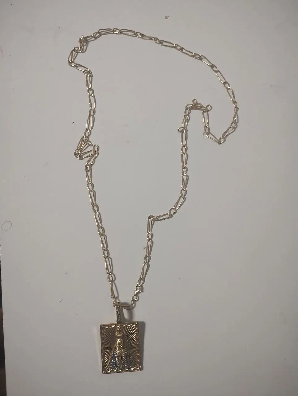 Cordão de Prata, banhado a ouro 