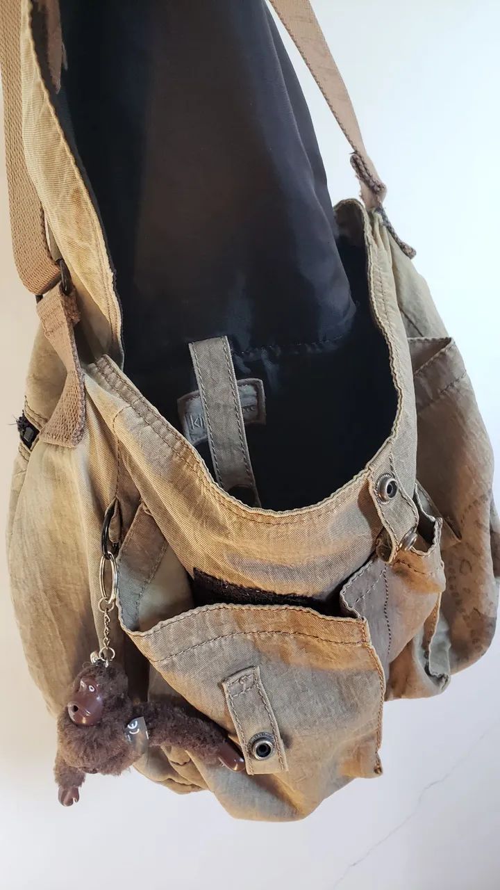 BOLSA KIPLING VERDE MILITAR  - Foto 3