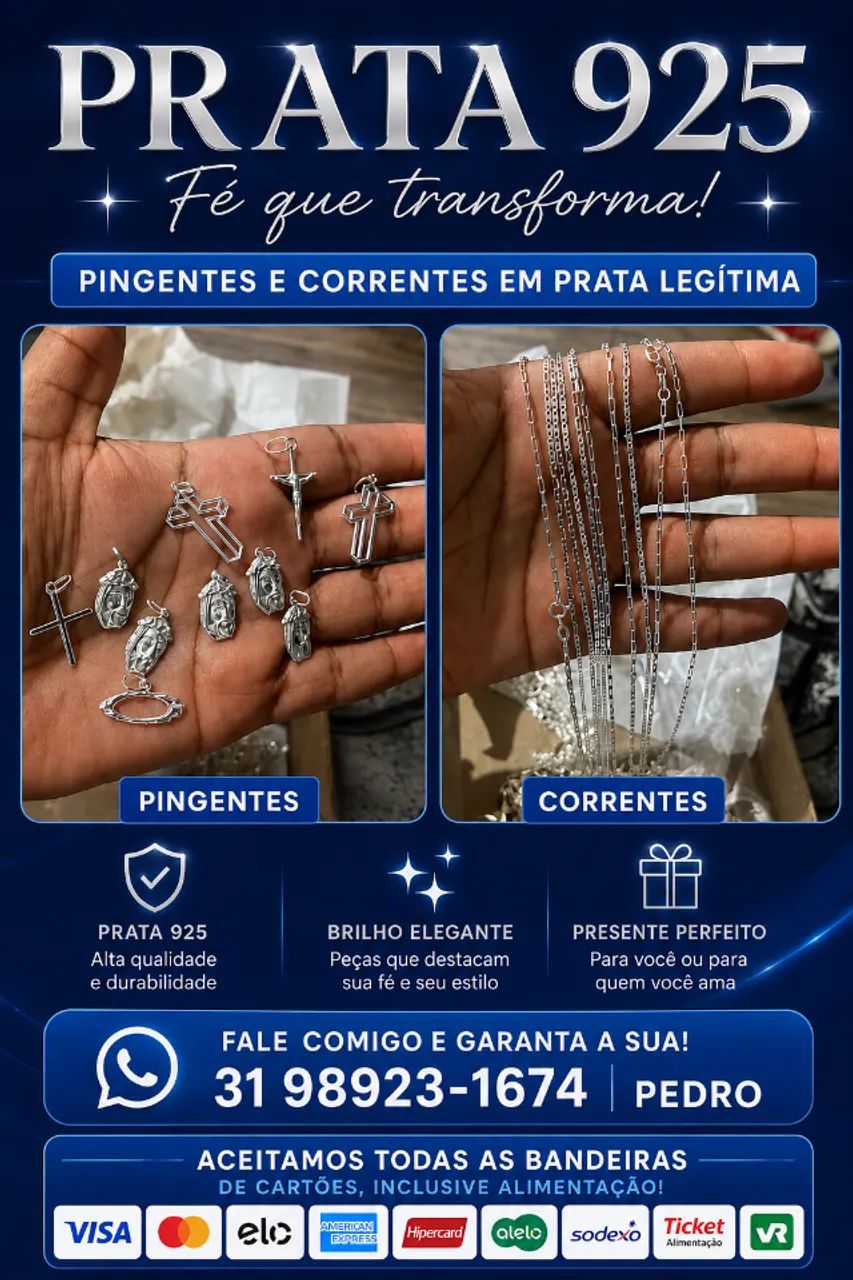    Joias em Prata 925 - Qualidade e Preço Baixo