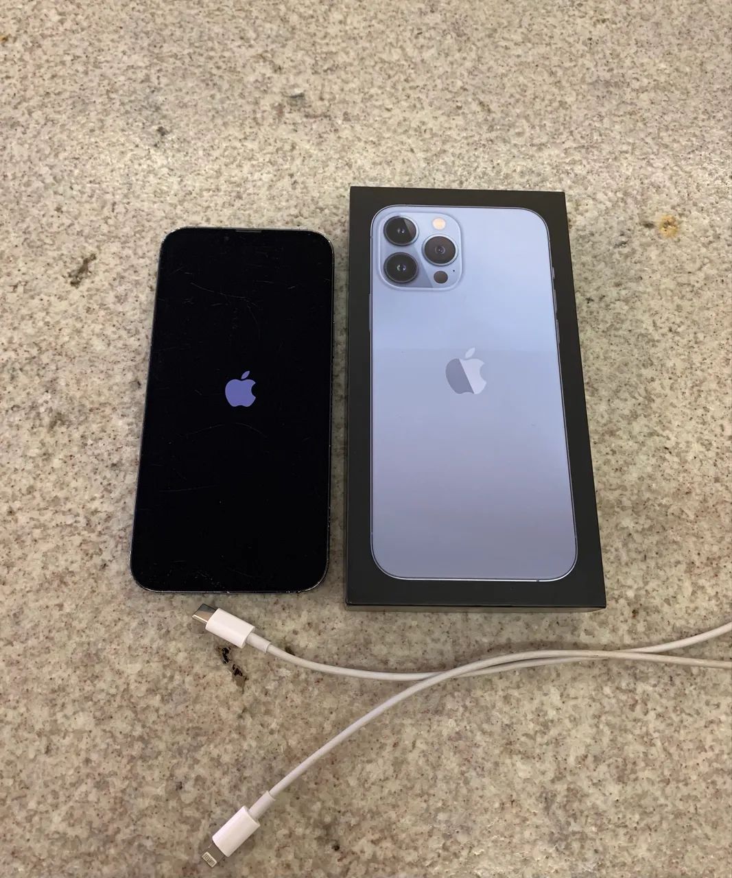 IPHONE 13 PRO MAX 128GB AZUL SIERRA ORIGINAL (CAIXA + NOTA FISCAL) - Foto 2