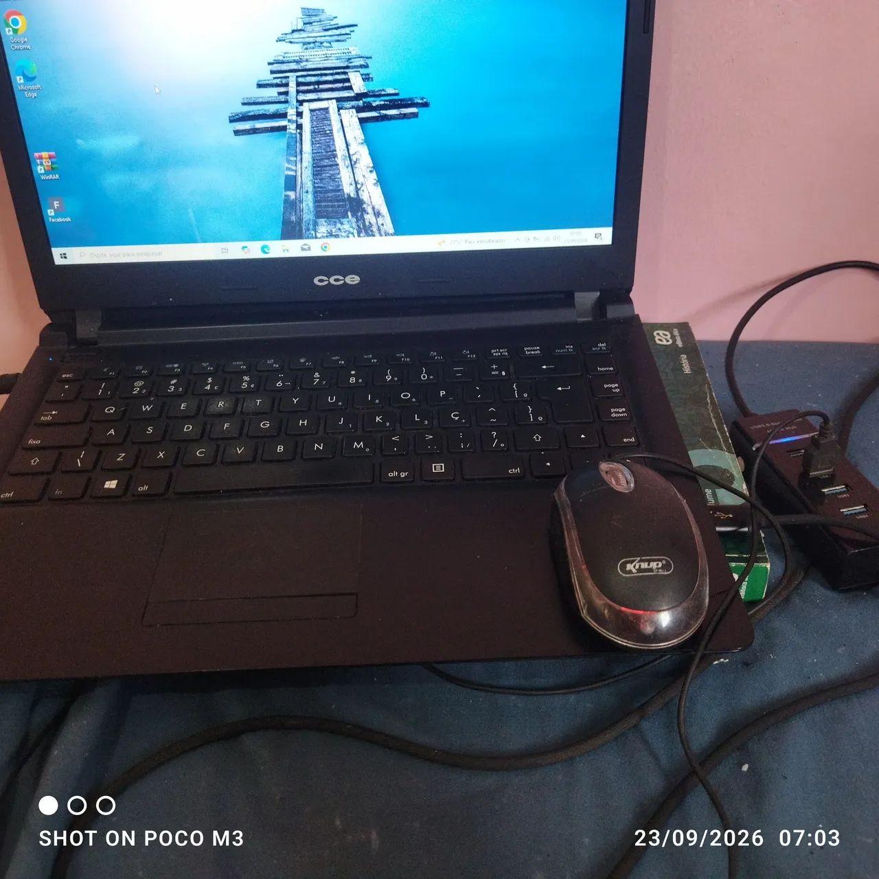 Notebook CCE Win (VENDO OU TROCO) - Foto 4