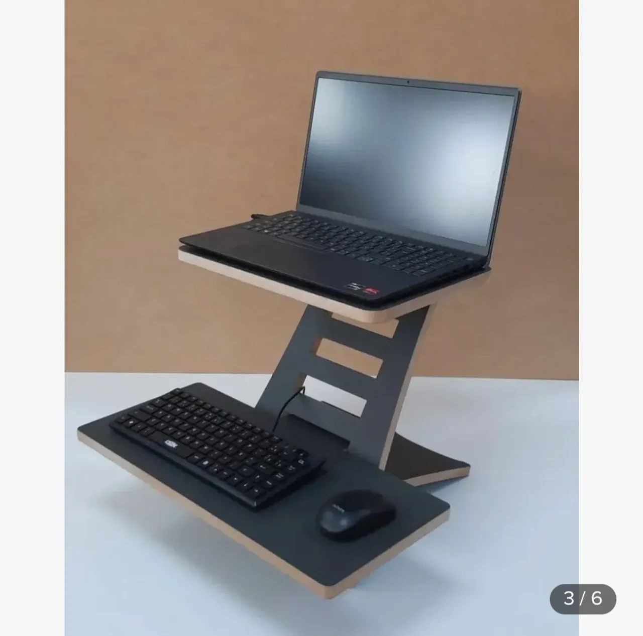 Suporte standing desk para notebook 44cm - Foto 2