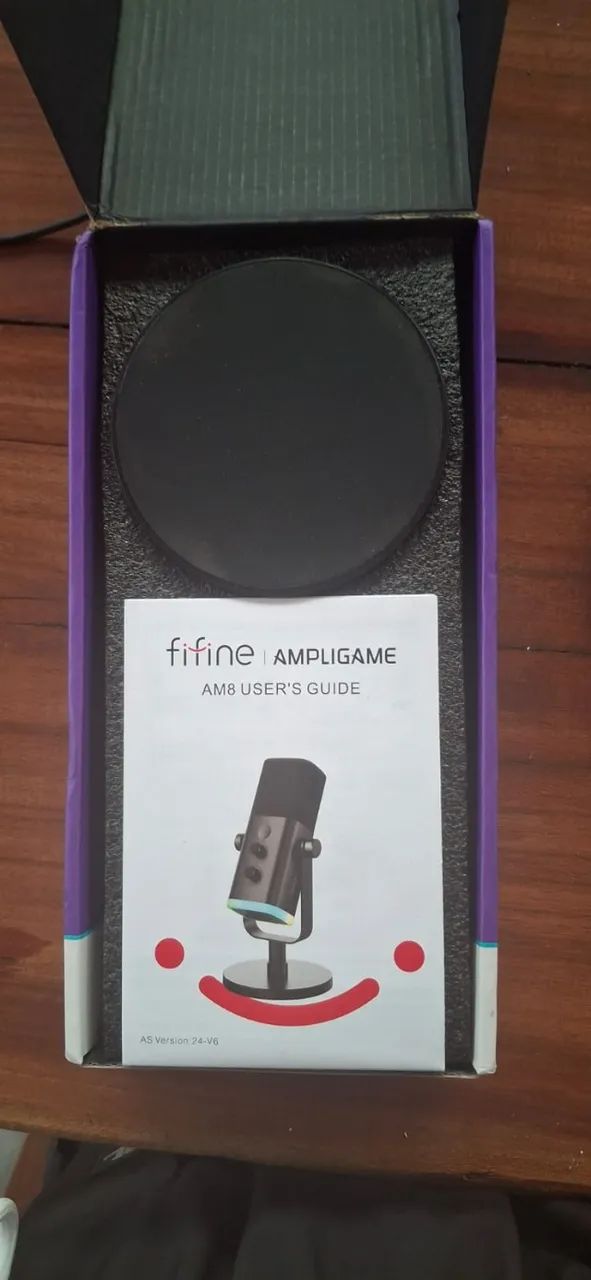 Microfone Gamer Fifine AM8 Ampligame,USB, RGB, Preto - Foto 6