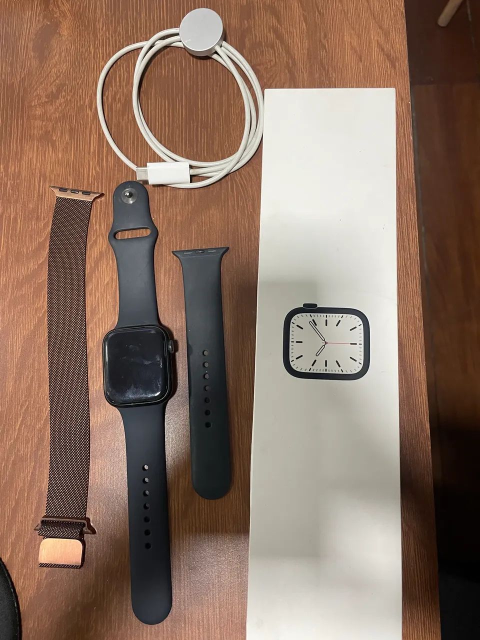 Apple Watch Series 7 45mm Midnight Completo - Foto 2