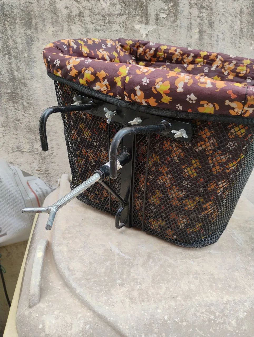 Cesto de bicicleta para pets - Foto 2