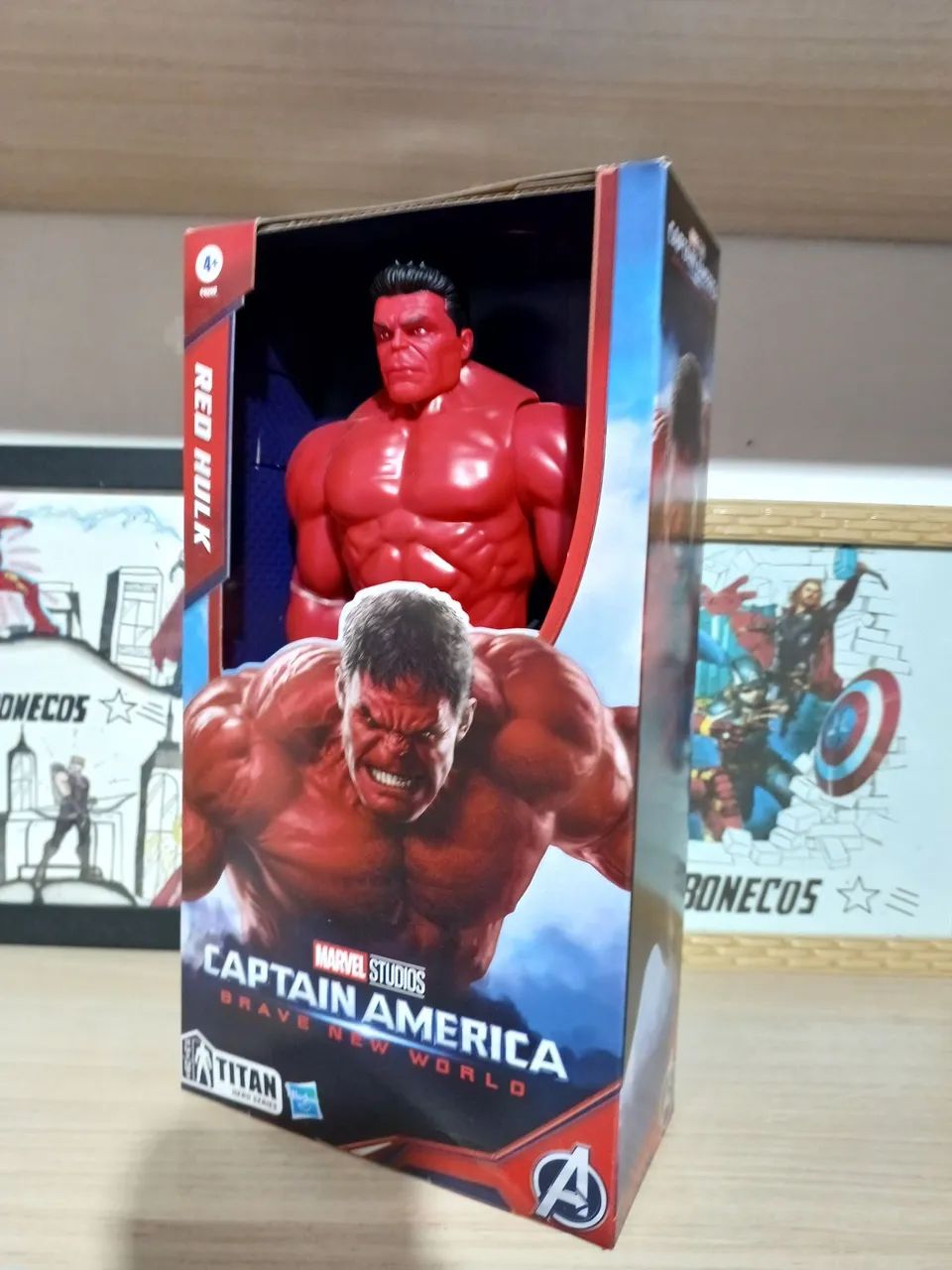 Hulk vermelho 30 cm original marca Hasbro  - Foto 4