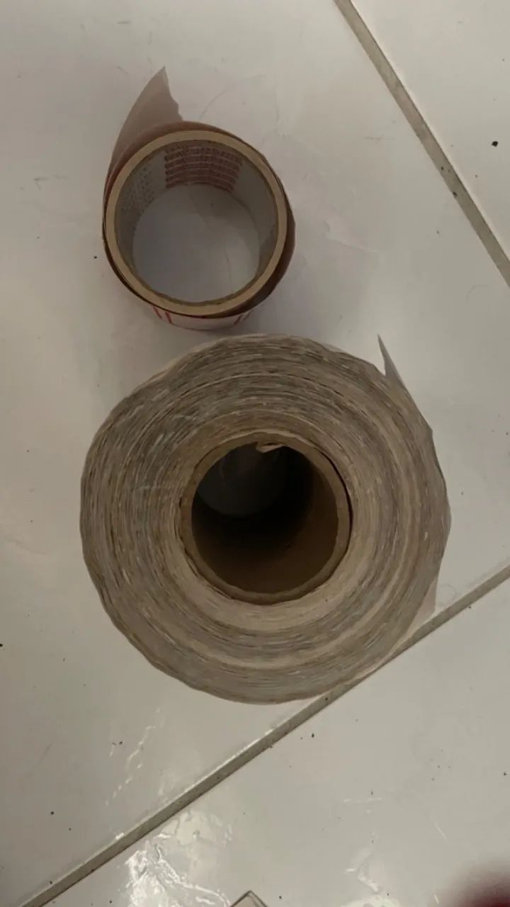 Rolos de Etiquetas Adesiva Couchê Branca - Foto 4