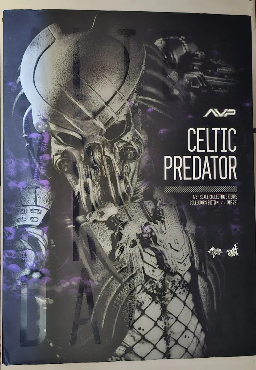 Predador Celtic Hot toys Predator MMS221 escala 1/6