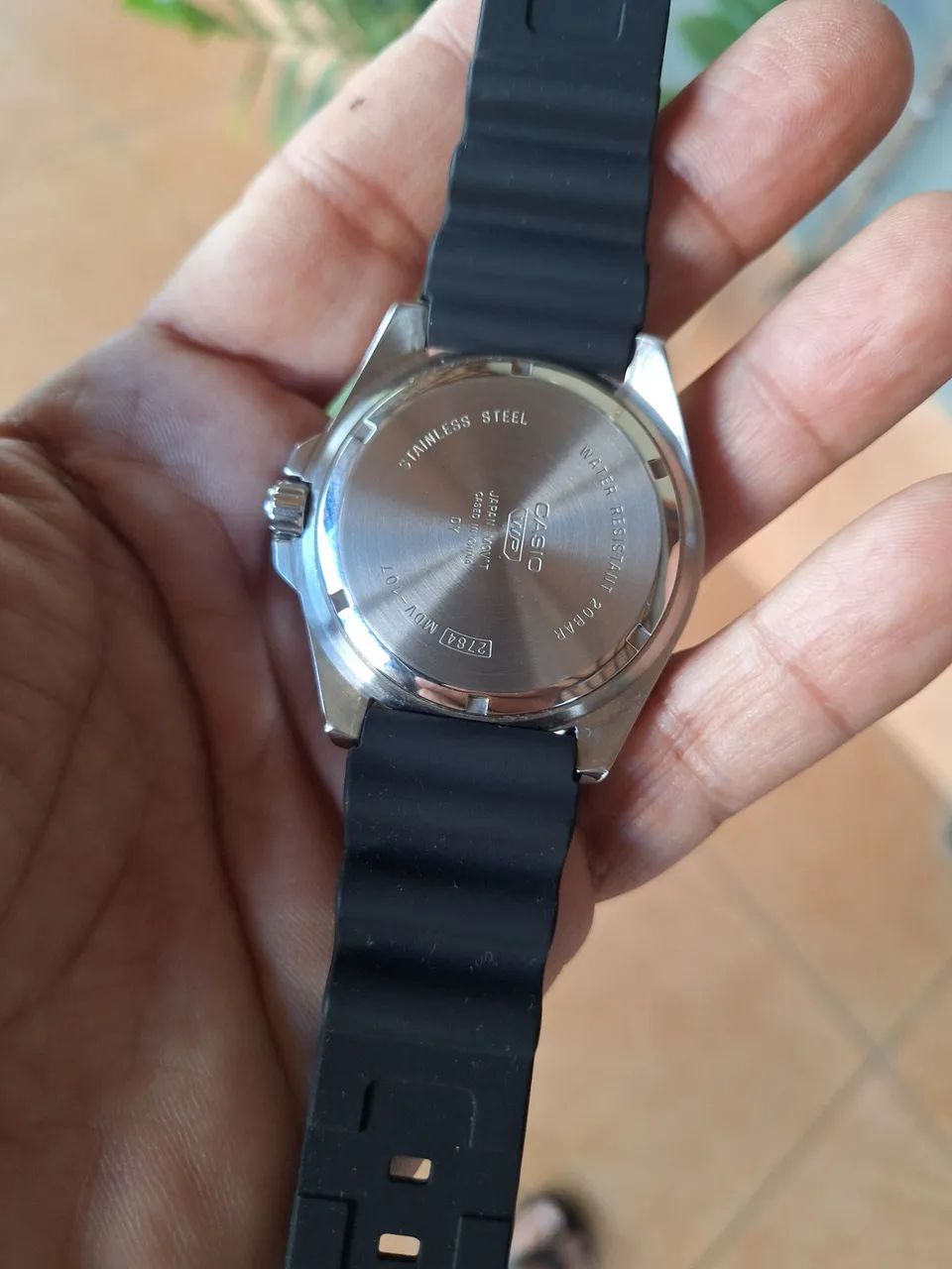 Relógio Casio Duro MDV 107 Preto - Foto 4