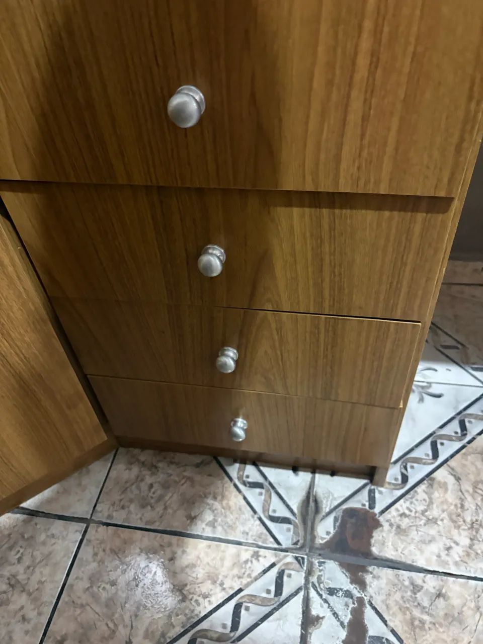 Mesa em L de madeira - Foto 3