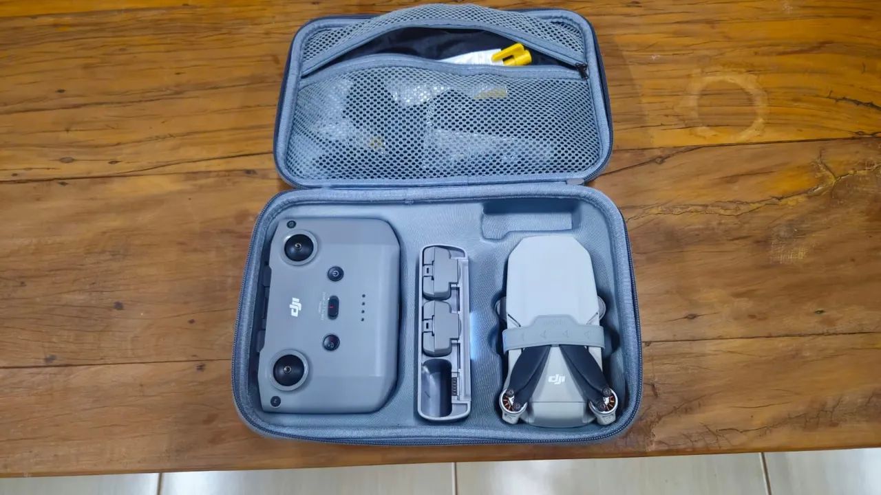 Drone dji mini 4k combo 2 baterias todos acessorios - Foto 2